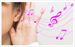 音楽を聞きながら